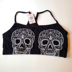 New Torrid Skull Sleep Bralette